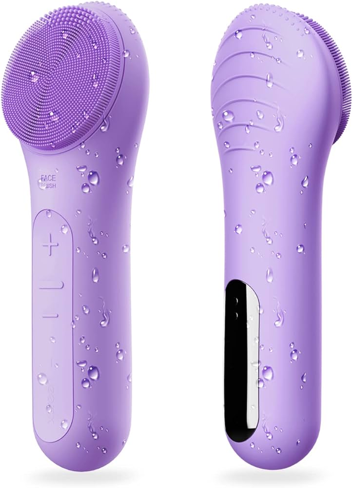 2-in-1 Electric Silicone Facial Cleansing & Massaging Brush