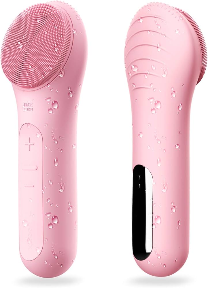 2-in-1 Electric Silicone Facial Cleansing & Massaging Brush