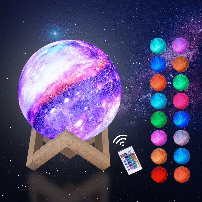 Galaxy Moon Lamp - dealshub