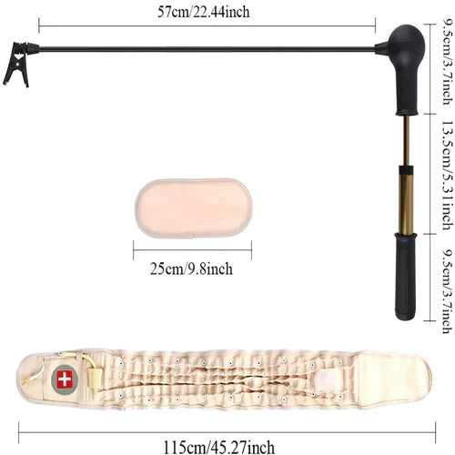 LUMBAR AND BACK SUPPORT BELT - dealshub