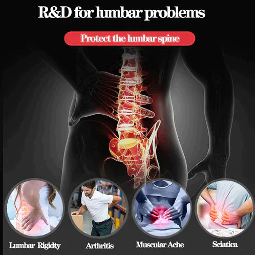 LUMBAR AND BACK SUPPORT BELT - dealshub