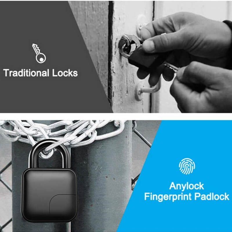 Smart Fingerprint Padlock - dealshub