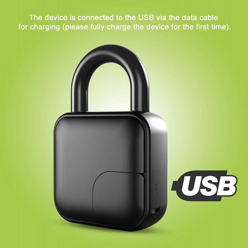 Smart Fingerprint Padlock - dealshub