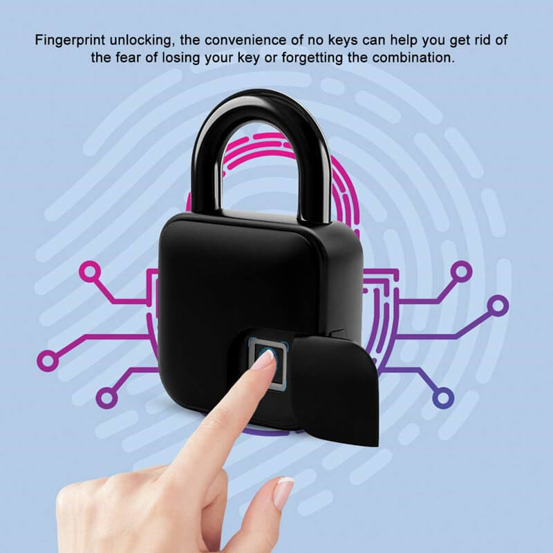 Smart Fingerprint Padlock - dealshub